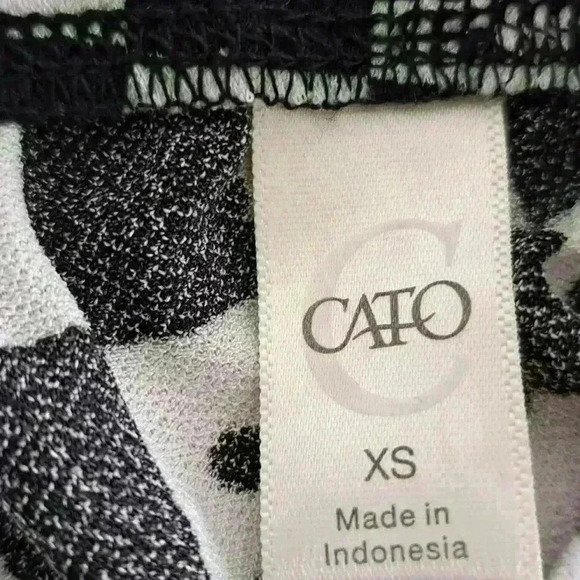 Cato Flower Checked Flare Pants - Picture 5 of 6